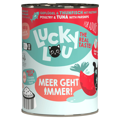 Lucky Lou Lifestage Adult Geflügel & Thunfisch 400 g