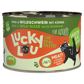 Abbildung Lucky Lou Lifestage Adult Rind & Wildschwein 200 g
