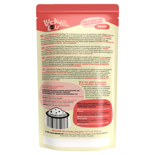 weitere Abbildung Lucky Lou Lifestage Kitten Geflgel 125 g