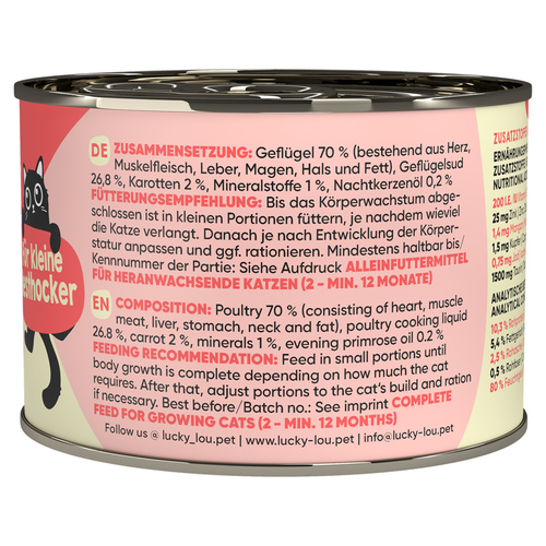 weitere Abbildung Lucky Lou Lifestage Kitten Geflgel 200 g