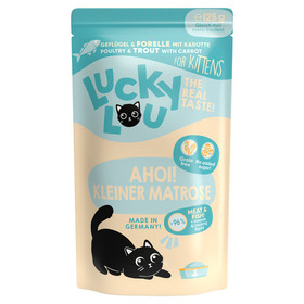 Abbildung Lucky Lou Lifestage Kitten Geflgel & Forelle 125 g