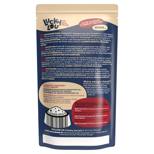 weitere Abbildung Lucky Lou Lifestage Senior Geflgel & Rind 125 g