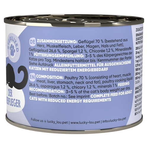 weitere Abbildung Lucky Lou Lifestage Sterilized Geflgel 200 g