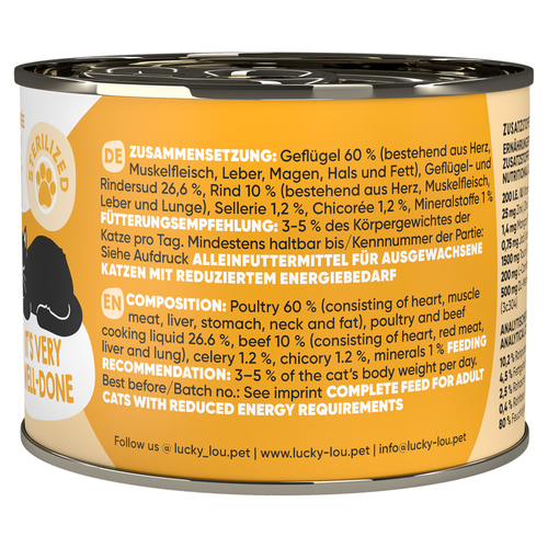 weitere Abbildung Lucky Lou Lifestage Sterilized Geflgel & Rind 200 g