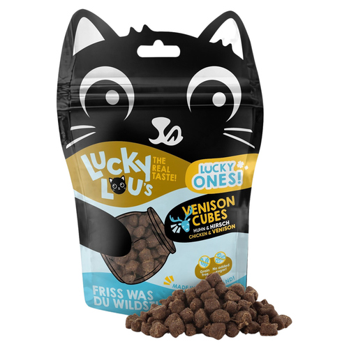 Produktbild von Lucky Lou Lucky Ones Cubes Huhn & Hirsch - 8 x 80 g