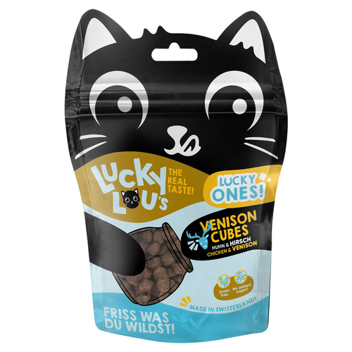 weitere Abbildung Lucky Lou Lucky Ones Cubes Huhn & Hirsch 80 g