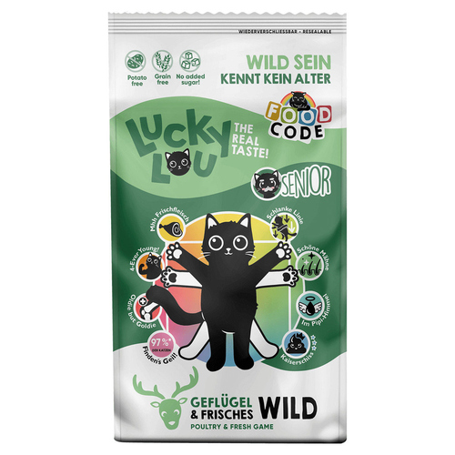 Lucky Lou Senior Geflügel & frisches Wild 340 g