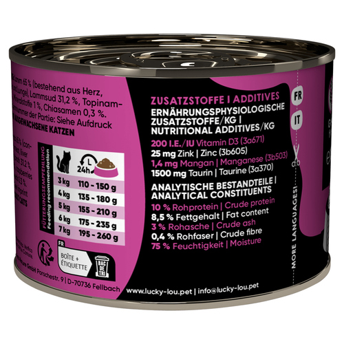 weitere Abbildung Lucky Lou SuperMono Lamm 200 g