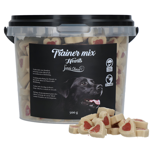 Lunas Choice Hundesnack Trainer Mix Herzen 500 g