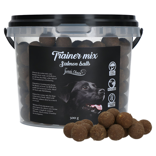 Lunas Choice Hundesnack Trainer Mix Lachsbällchen (glutenfrei) 500 g