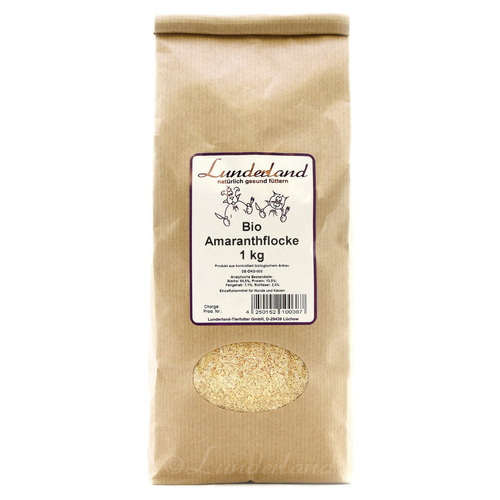 Lunderland Bio-Amaranthflocke 1 kg für Hunde