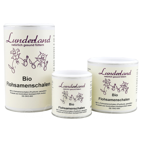 Lunderland Bio-Flohsamenschalen 150 g