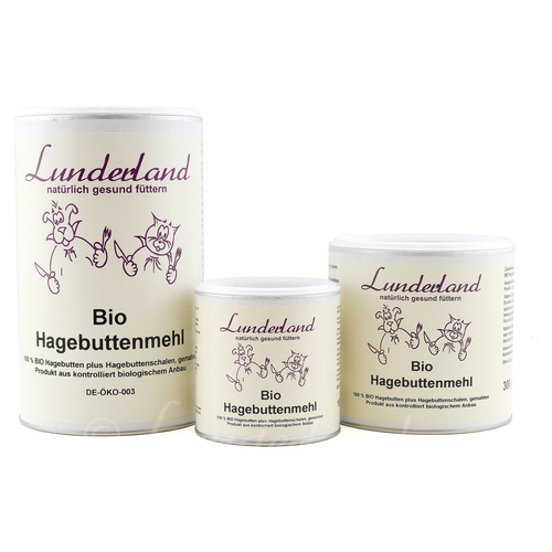 Lunderland Bio-Hagebuttenmehl 300 g für Hunde