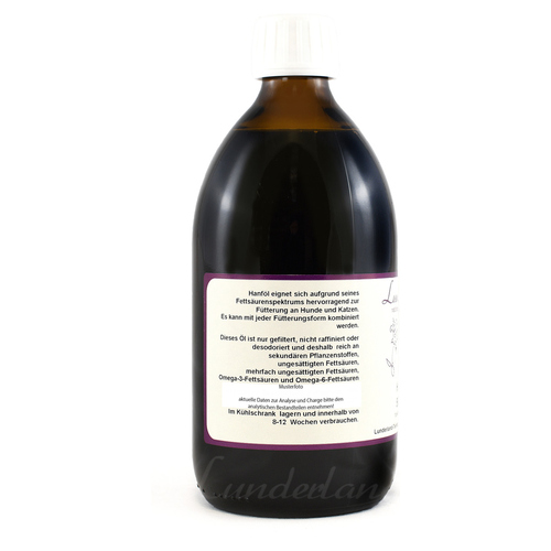 weitere Abbildung Lunderland Bio-Hanfl 500 ml fr Hunde