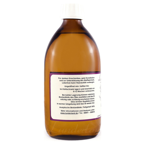 weitere Abbildung Lunderland Dorschlebertran 500 ml fr Hunde