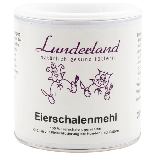 Lunderland Eierschalenmehl 300 g für Hunde