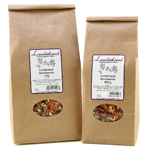 Lunderland Gemüsemix 1 kg für Hunde
