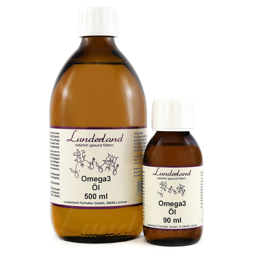 Lunderland Omega3 Öl 90 ml für Hunde