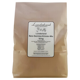 Abbildung Lunderland Reis Gemse Kruter Mix 10 kg fr Katzen