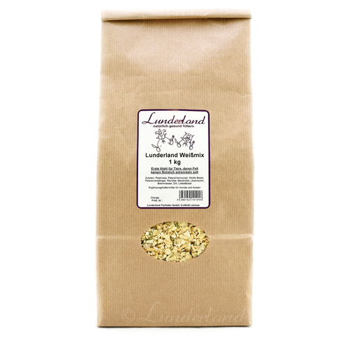 Lunderland Weißmix 1 kg für Hunde