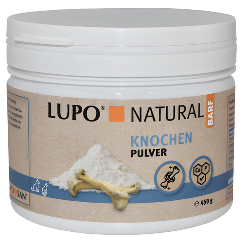 Luposan Natural Knochen Pulver 450 g für Hunde