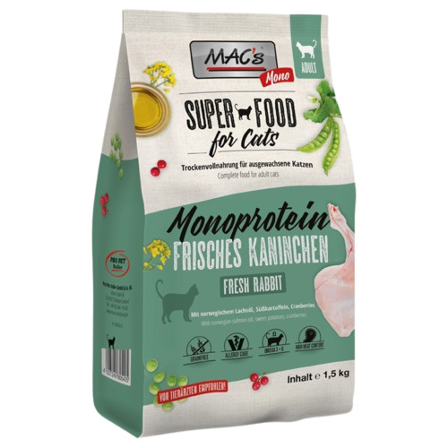MACs Adult Monoprotein frisches Kaninchen 7 kg