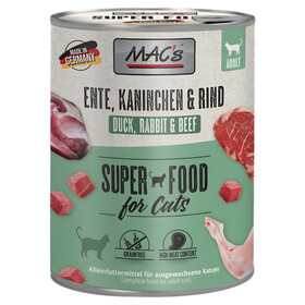 Abbildung MACs Ente, Kaninchen & Rind 800 g - 6 Stck