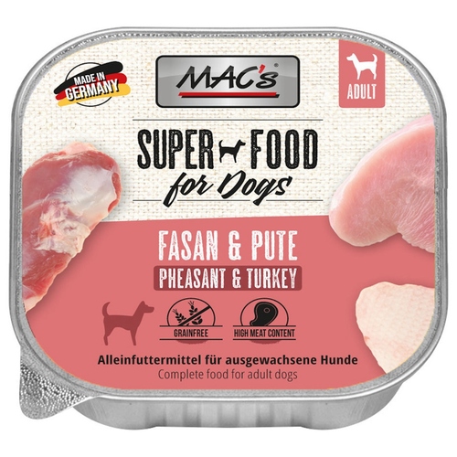 MACs Fasan & Pute 150 g - 10 Stück