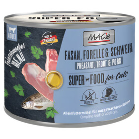 Abbildung MACs Feinschmecker Fasan & Forelle mit Schwein 200 g - 6 Stck