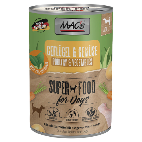 MACs Geflügel & Gemüse 400 g - 6 Stück