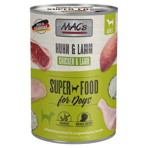 MACs Hühnchen & Lamm 400 g - 6 Stück