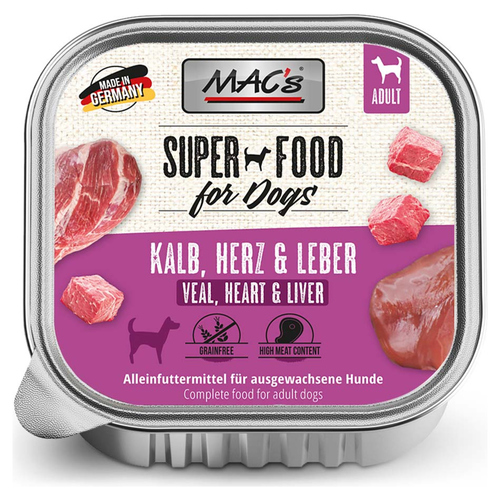 MACs Kalb, Herz & Leber 150 g - 10 Stück
