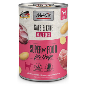 Abbildung MACs Kalb & Ente 400 g - 6 Stck