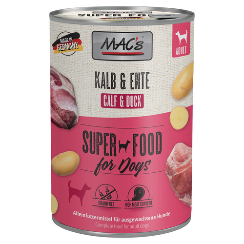 MACs Kalb & Ente 400 g - 6 Stück