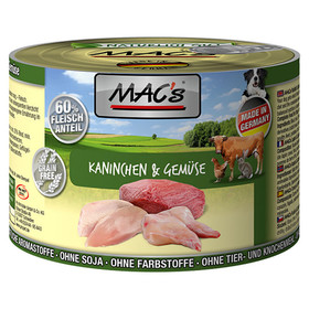 Abbildung MACs Kaninchen & Gemse 200 g - 6 Stck