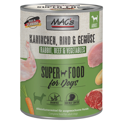 MACs Kaninchen & Gemüse 800 g - 6 Stück