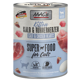 Abbildung MACs Kitten Kalb & Hhnerherzen 800 g - 6 Stck
