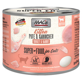 Abbildung MACs Kitten Pute & Kaninchen 200 g - 6 Stck