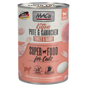 Abbildung MACs Kitten Pute & Kaninchen 400 g - 6 Stck