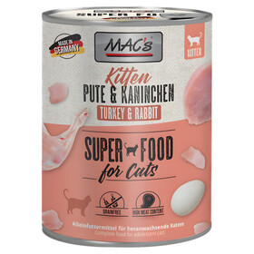 Abbildung MACs Kitten Pute & Kaninchen 800 g - 6 Stck