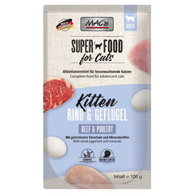 Abbildung MACs Kitten Rind & Geflgel 100 g - 12 Stck