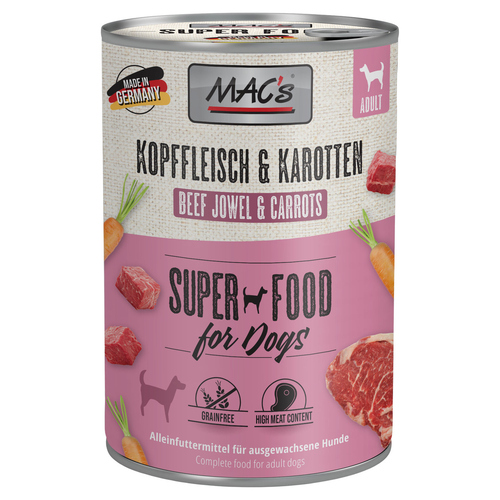 MACs Kopffleisch & Karotten 400 g - 6 Stück