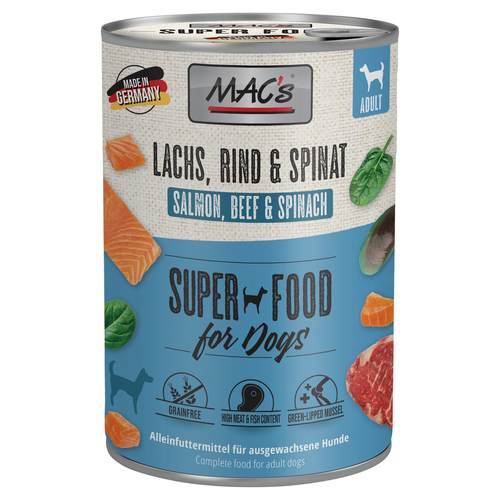 MACs Lachs mit Pasta & Spinat 400 g - 6 Stück