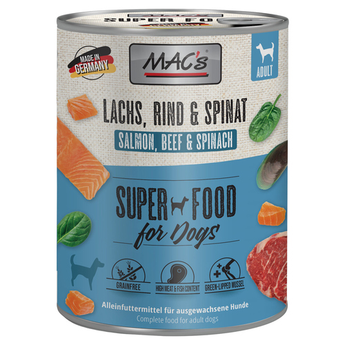 MACs Lachs mit Pasta & Spinat 800 g - 6 Stück