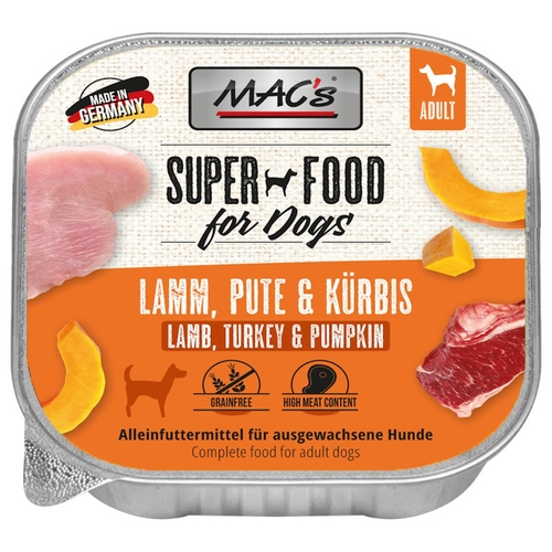 MACs Lamm, Pute & Kürbis 150 g - 10 Stück