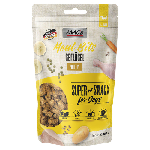 MACs Meat Bits Geflügel 120 g - 9 Stück