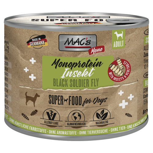 MACs Mono Insekten 180 g - 6 Stück