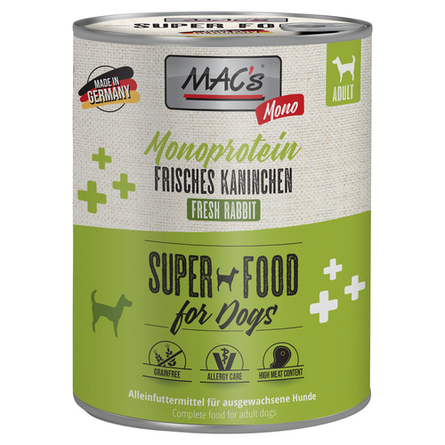 MACs Mono Sensitive mit Kaninchen 800 g - 6 Stück