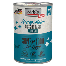 Abbildung MACs Mono Sensitive mit Lamm fr Hunde 400 g - 6 Stck