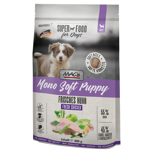 MACs Mono Soft Puppy Frisches Huhn 300 g